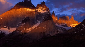 Pictured: Torres del Paine, Chile. When this great spine-like mountain range rose from the sea, it created a new continent and a bridge that joined North and South America. Today, the Andes continue to grow and evolve.  