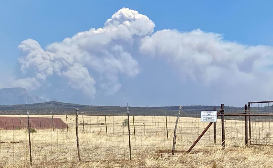 The Calf Canyon-Hermits Peak Fire has already burned more acres than burned in the entire year last year in New Mexico.