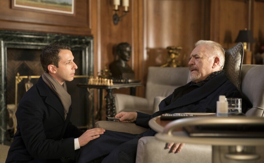 Who would succeed Logan Roy?<em> Succession</em> creator Jesse Armstrong says he didn't know the ending of the series when they made the pilot. "Early, early, I had a sense that the ending would be the dissolution of this enterprise that we follow ... " he says. "And then other things started to come into focus more slowly." Above, Jeremy Strong, left, as Kendall Roy, and Brian Cox as Logan Roy.