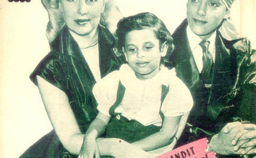 An old magazine cover with Korla Pandit and his family.
