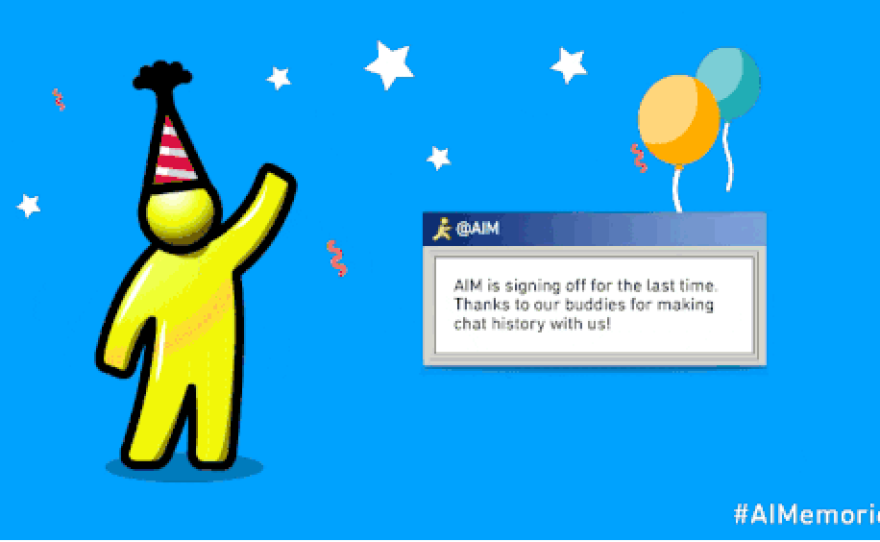 An announcement from Oath Inc., the Verizon Communications subsidiary that owns AOL and Yahoo, that AOL Instant Messenger will cease in December.