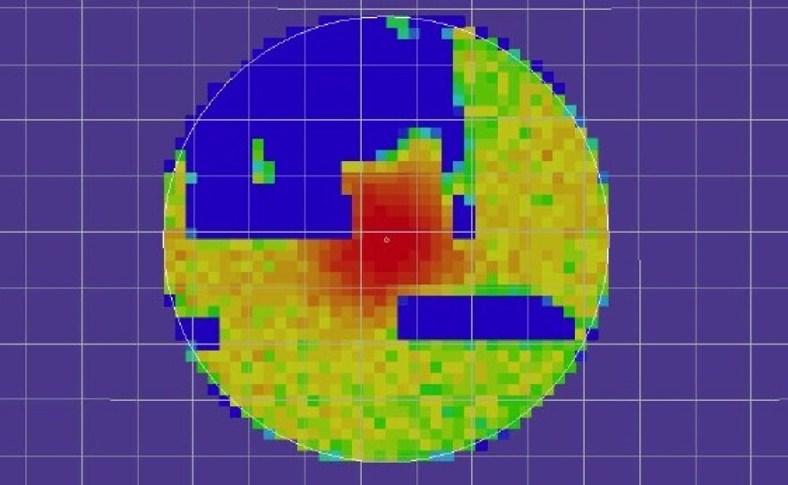 This statistical map guided searchers to an Air France flight that disappeared into the Atlantic Ocean in 2009.