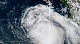 Tropical Storm Marie swirls in the Pacific, off the coast of Mexico on Sept. 1, 2026.