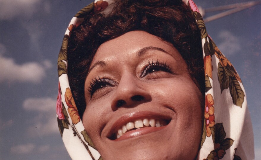Cuban singer Omara Portuondo, circa 1970s.