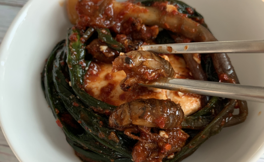 Chef Joseph Yoon says proper preparation and ingredients can help make the flavor of dishes like cicada kimchi more familiar.