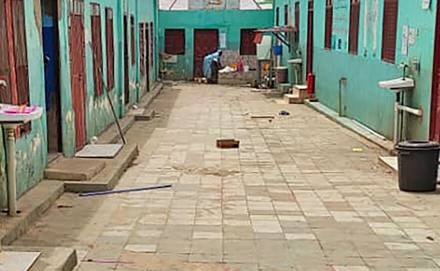 A picture from May 1 shows an abandoned hospital in El Geneina, the capital of West Darfur, a state in Sudan. Weeks of fierce fighting in the country have had a devastating impact on health care.