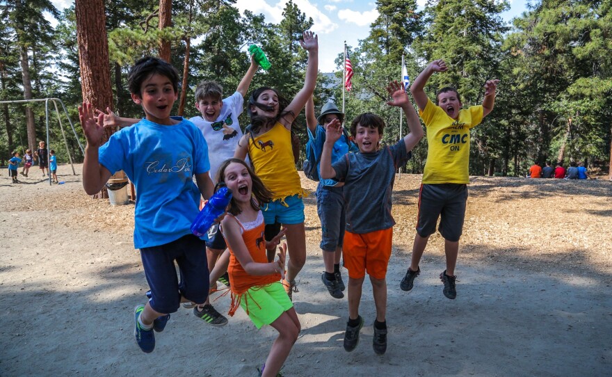 Children at Camp Mountain Chai.