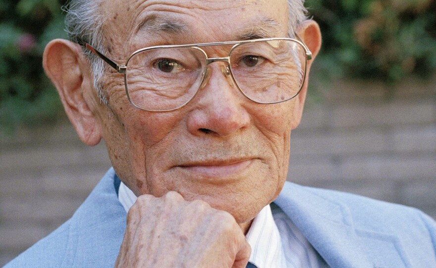 Fred Korematsu at his home in San Leandro, Calif., in 1996.
