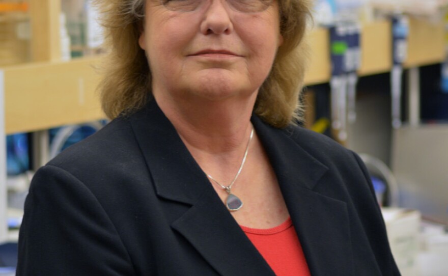 Jeanne Loring pictured in her lab at The Scripps Research Institute in this undated photo.