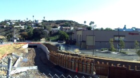 Construction on the restoration of Chollas Creek in southeastern San Diego's Chollas View neighborhood, Dec. 29, 2015.