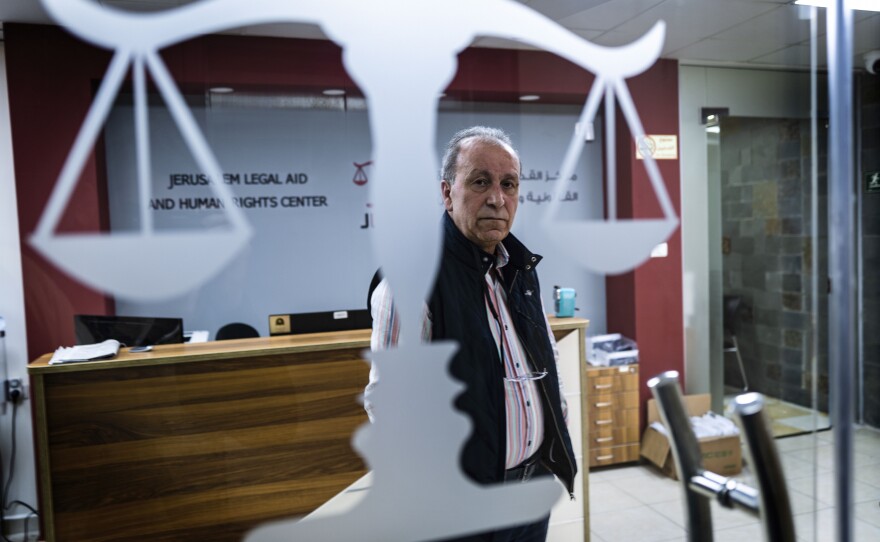 Issam Aruri, a Palestinian who runs the Jerusalem Legal Aid and Human Rights Center, works on cases where Israel is holding the bodies of Palestinians who died while attacking Israel. Both Israel and Hamas hold the bodies of the dead from the other side to use as leverage in negotiations.