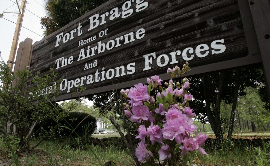 One soldier was killed and seven wounded Thursday during a training incident at Fort Bragg, N.C. It came just one day after a separate incident at Camp Pendleton, Calif., left 14 Marines and one sailor wounded.