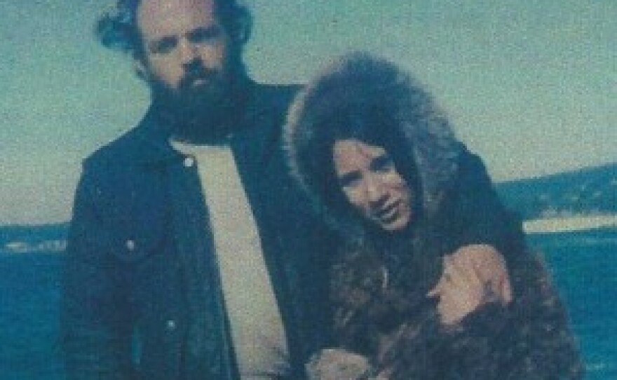 Michael Hanline and an unnamed woman in an undated photo.