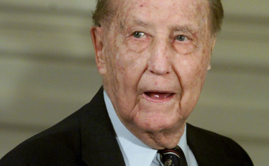 Sen Strom Thurmond in May 2001, when he was 98.