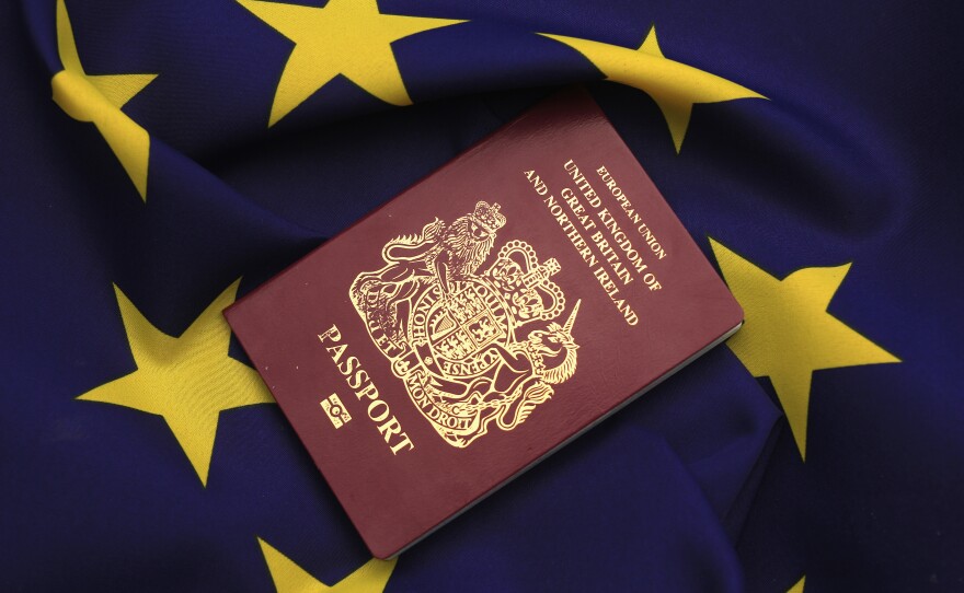 New passports omitting the EU designation at the top will have to be issued for U.K. passport holders.