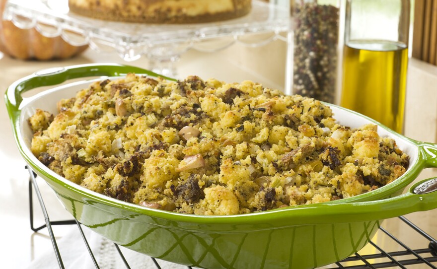 Christy's cornbread stuffing.