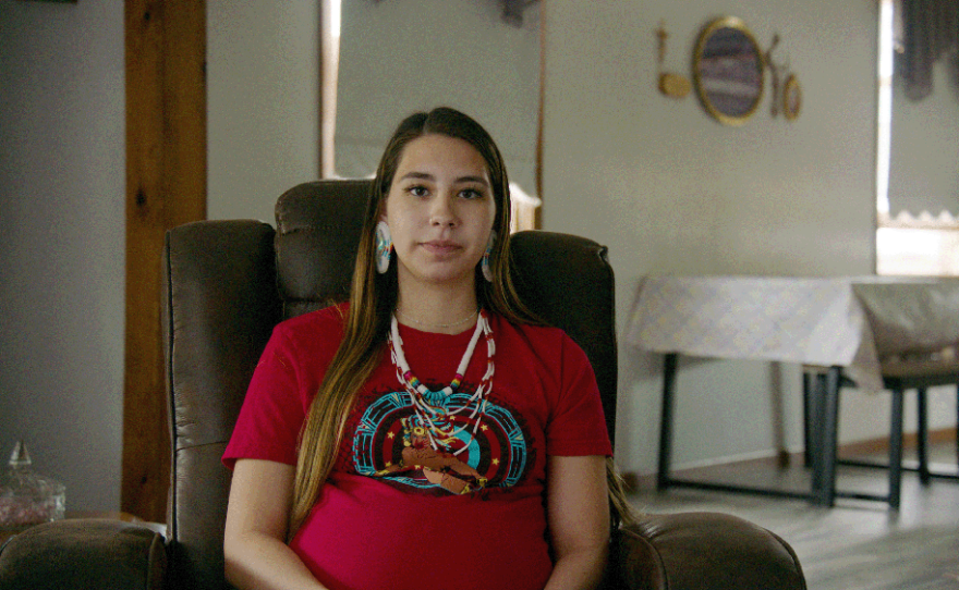 Alexis is a college student from the Chippewa tribe in North Dakota.