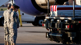 The remains of a U.S. Army private arrive at Dover Air Force Base for a transfer ceremony last November. The mortuary at Dover Air Force Base has come under accusations that body parts of the nation's war dead were cremated and the ashes dumped in a Virginia landfill.