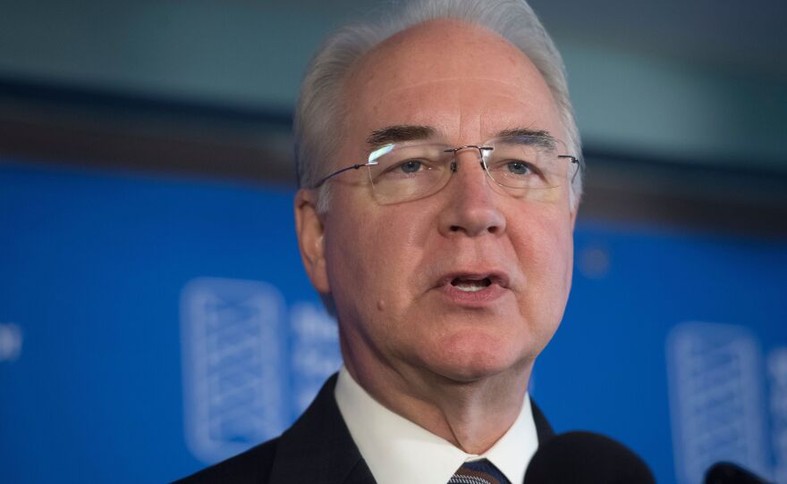 Tom Price says he will not take any more private charter flights as secretary of health and human services.