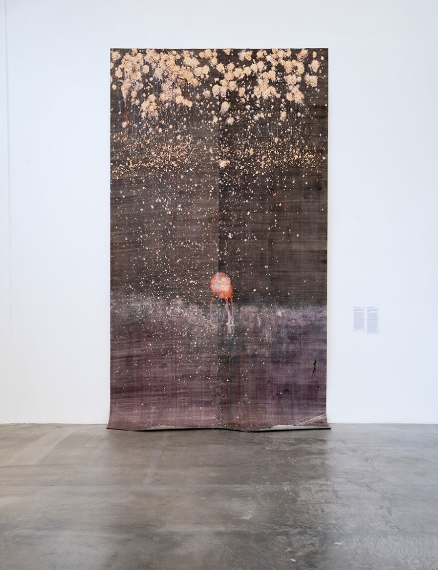 "For Florence," by Carmen Argote, is shown on view at MCASD in an undated photo.