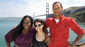 Tina, Vanessa and Calvin (Team Tabula Rasa) in San Francisco
