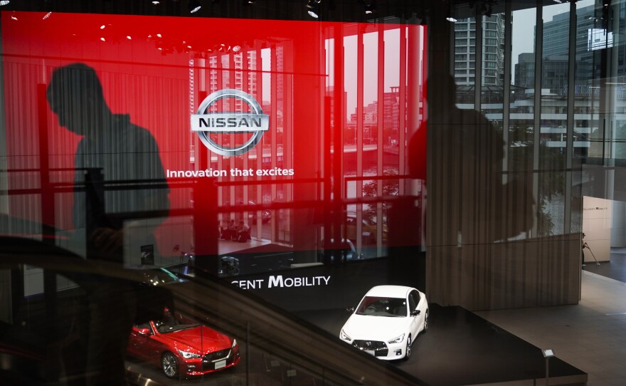 A Nissan show room in this undated photo.