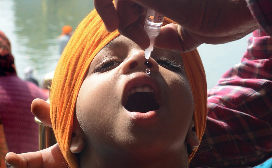 Although India reported its last polio case three years ago, vaccination campaigns continue across the country.