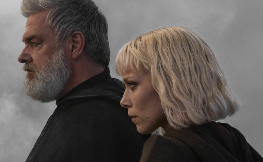 Ray Stevenson, who died in May, plays Baylan Skoll with Ivanna Sakho as Shin Hati.