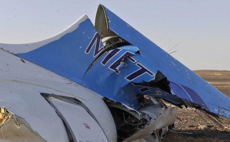 The Russian aircraft carrying 224 people crashed Saturday in a remote mountainous region in the Sinai Peninsula about 20 minutes after taking off from the Egyptian Red Sea resort town of Sharm el-Sheikh.