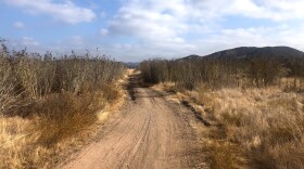 A trail in the vicinity of the proposed Fanita Ranch housing development. Santee, Calif. Oct. 10, 2020.
