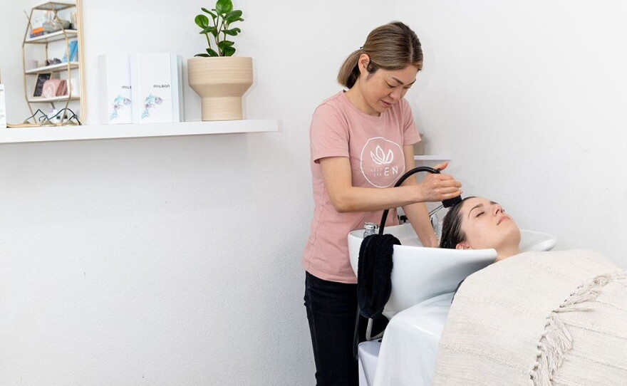 A small-business loan helped Sayuri Tsuchitani open her own storefront: a Japanese head spa. But today, she wouldn't qualify because the Small Business Administration has dramatically changed its lending policy.