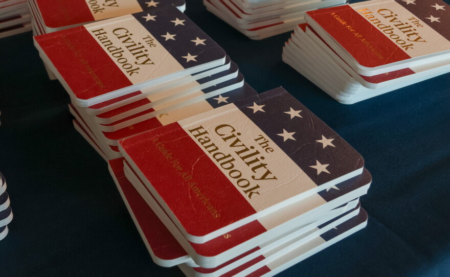 The Reagan Foundation gave away free Civility Handbooks based on the late president's principles to attendees at last month's concert.