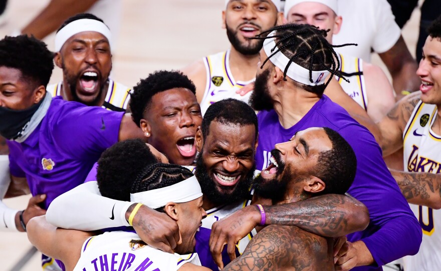 Lakers Win NBA Finals; No Coronavirus Cases Reported In Bubble KPBS