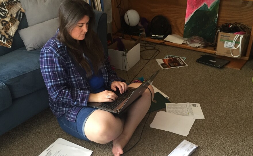 Seattle musician Begin Nora has lost all her income in the coronavirus pandemic. With three teenagers to feed, she and her husband are eager to get the emergency government money.