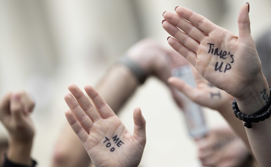 Throughout the Senate confirmation period, protesters have rallied against Supreme Court nominee Brett Kavanaugh on Capitol Hill in Washington, D.C. Christine Blasey Ford and others have alleged that Kavanaugh sexually assaulted them decades ago.