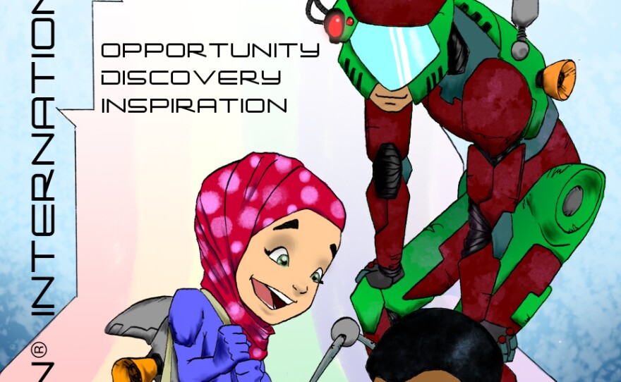 Vince Alvendia's Comic-Con themed library card design.