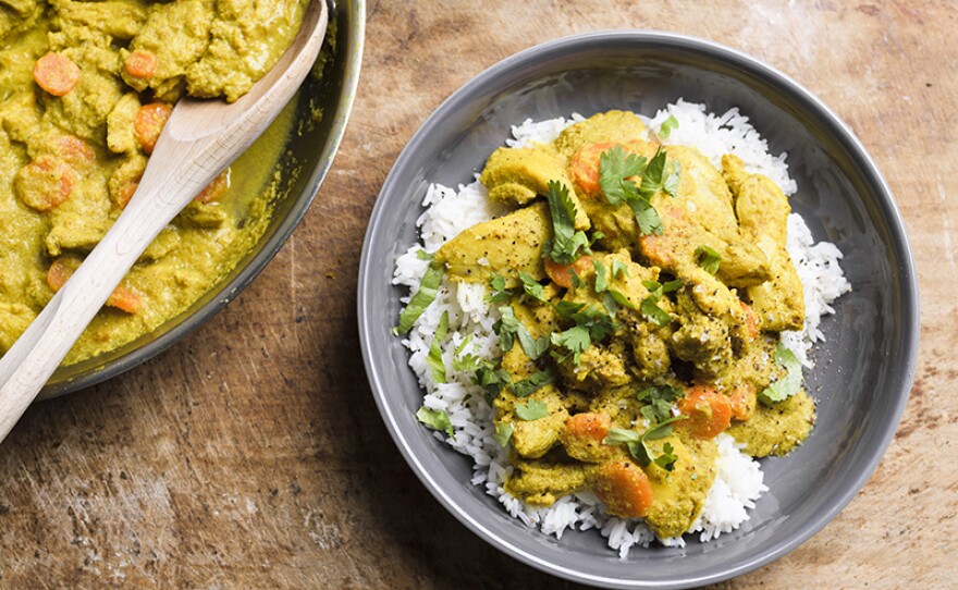 Vietnamese Chicken Curry, with bold lemongrass and ginger flavor.