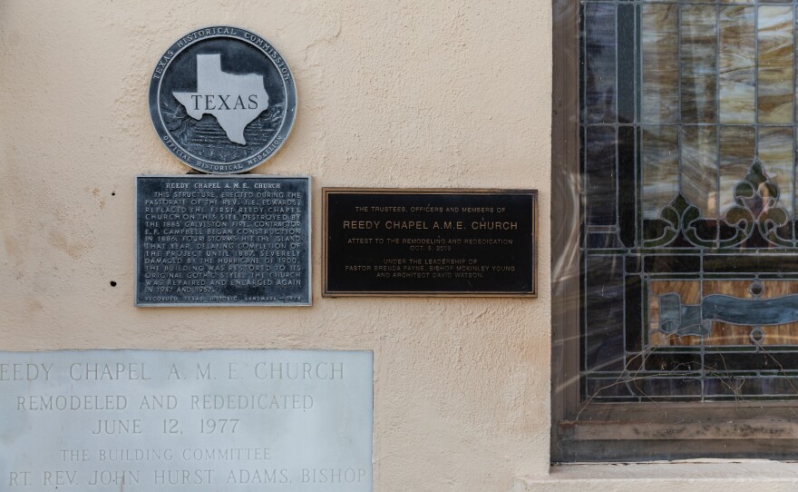 A scene at Reedy Chapel-AME Church.