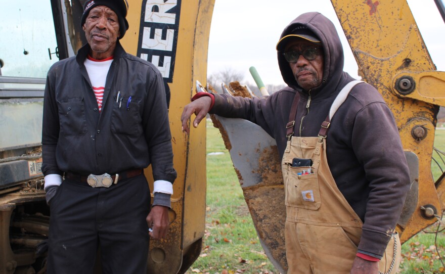 Digging graves for a living wasn't on the list of career aspirations for Johnnie Haire or his colleague William Belt Sr. But that's exactly what they've done for the past 43 years at Sunset Gardens of Memory cemetery in Millstadt, Illinois.