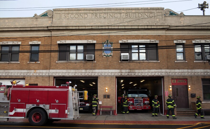 A view of the exterior of the station. Battalion Chief Richard Hess says many of the vets really needed the job. "Some of them were having difficulty having jobs just like everybody else in this economy," he says. "Some of them had ... started working in careers that really weren't up to the expectation they had for ... what they want to do with their life."