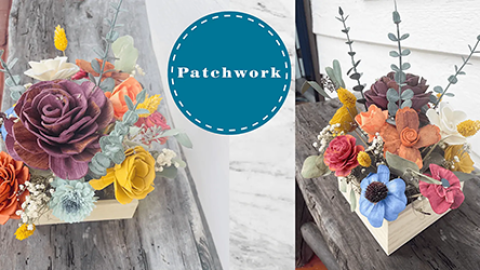 Patchwork Presents Wooden Flower Box Craft Workshop