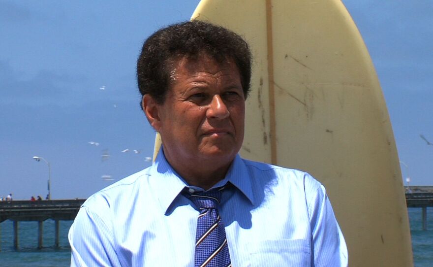 State Sen. Marty Block is pictured in Ocean Beach, Aug. 1, 2014