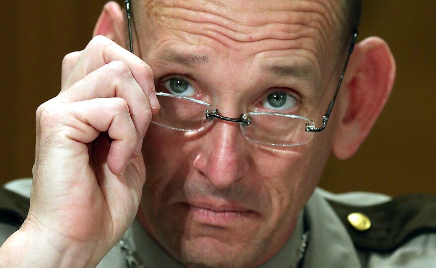 Randolph Alles, formerly of Customs and Border Protection, is President Trump's choice to lead the Secret Service. He testified during a Senate Homeland Security hearing in 2013.