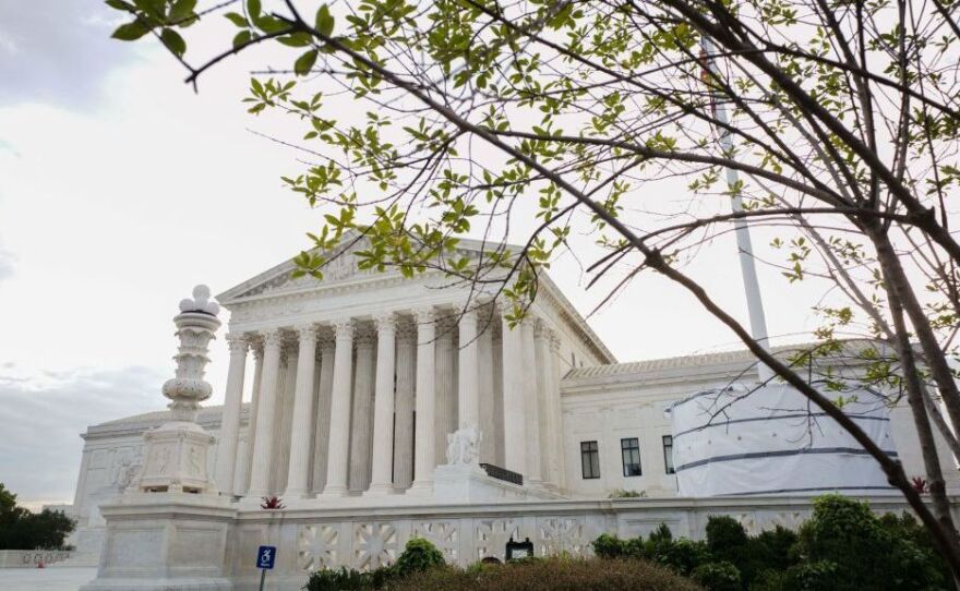 The U.S. Supreme Court is seen on Oct. 4.