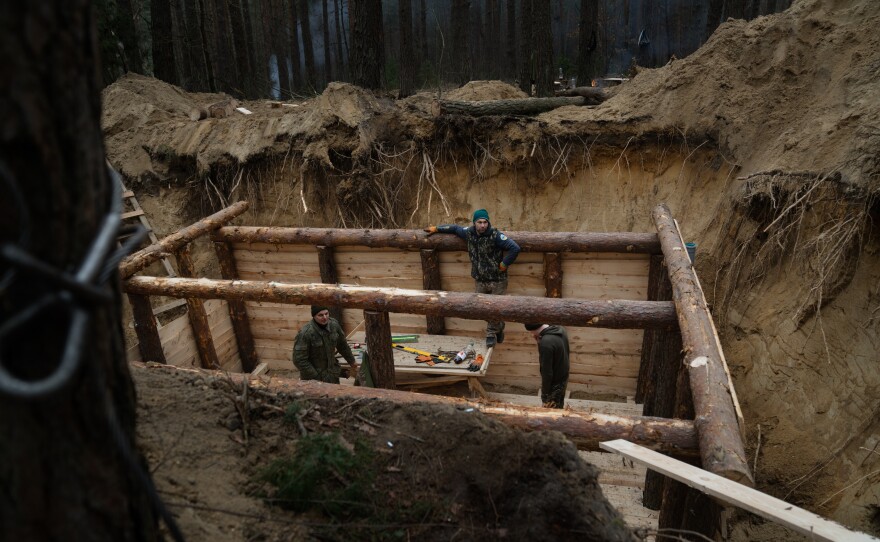 Building a vast underground bunker in the Volyn region, Ukraine is fortifying even the quietest stretch of its border with Belarus.