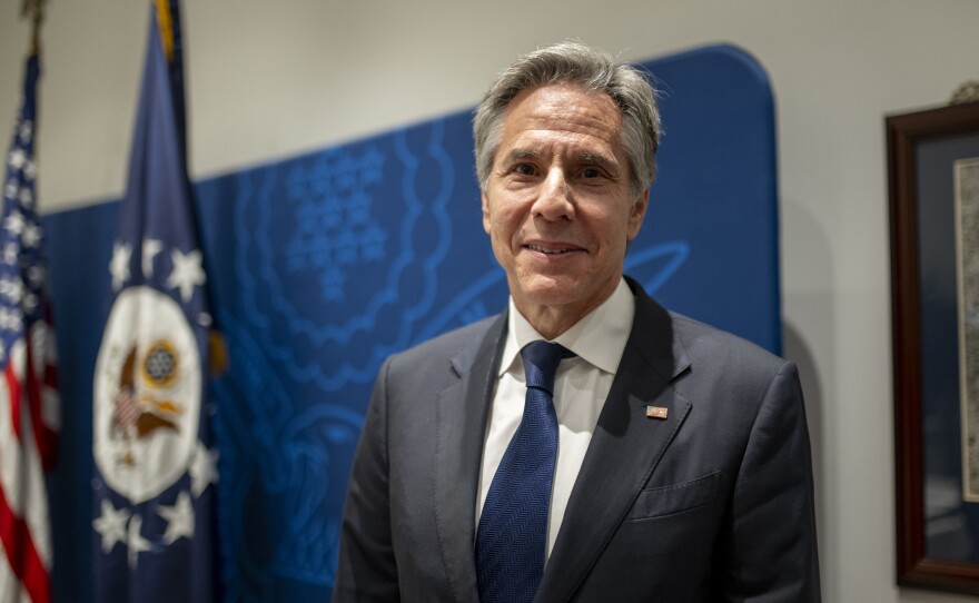Secretary of State Anthony Blinken spoke to NPR on his visit to Beijing, China.