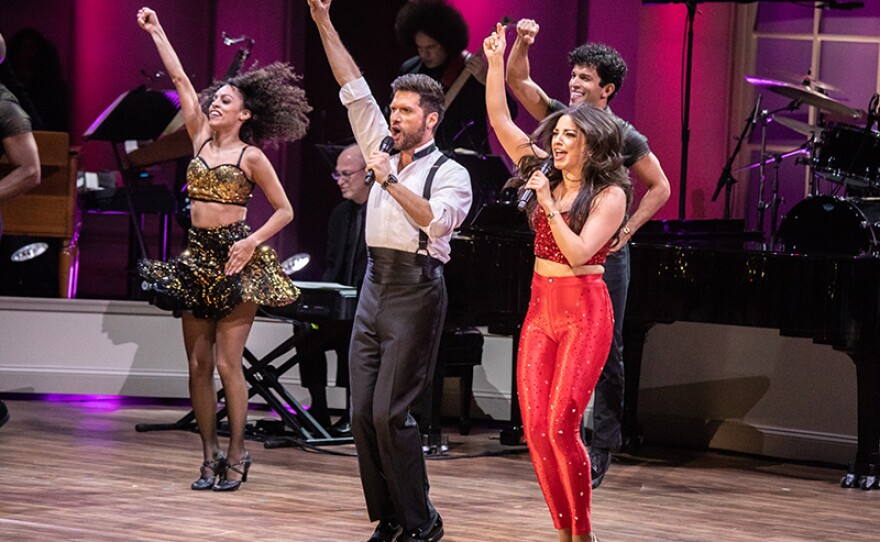 The cast of the musical “On Your Feet!” performs at "Emilio & Gloria Estefan: The Library of Congress Gershwin Prize for Popular Song," March 13, 2019, DAR Constitution Hall in Washington, D.C. The program premieres May 3, 2019 on PBS.