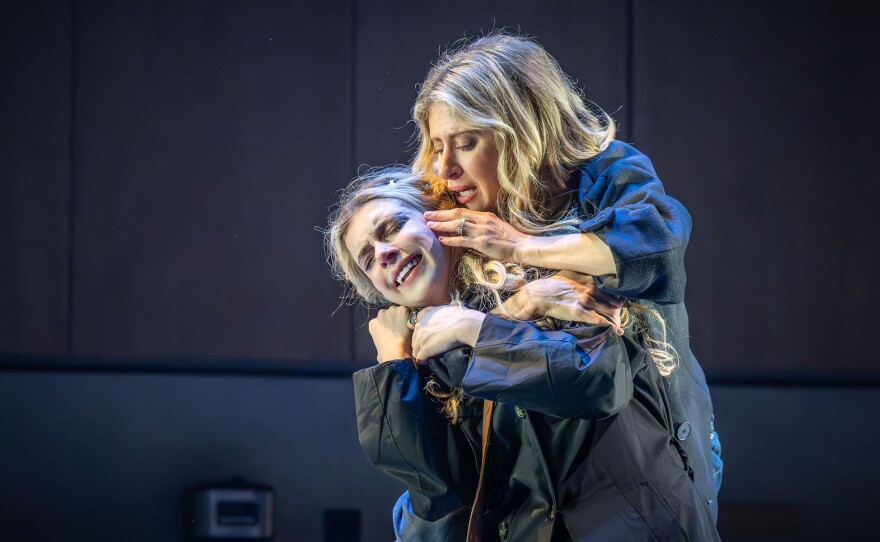 Eleanor Worthington-Cox and Caissie Levy in "Next to Normal."