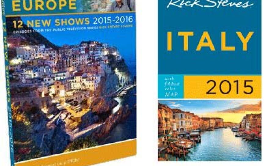 Give $7.50 /mo or $90 during our TV Membership Campaign (August 2015), and receive the RICK STEVES’ EUROPE 12 new shows 2-DVD set and Rick Steves' Italy Guidebook. This gift includes a KPBS License Plate Frame (if you're a new member).