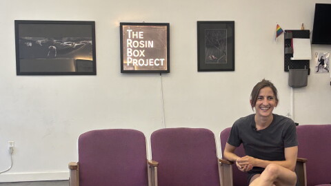 Carly Topazio, founder and choreographer of The Rosin Box Project, at rehearsals for "Ghost Light Masquerade" on Oct. 7, 2026.